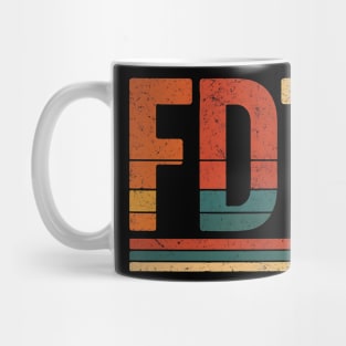 FDT Foxtrot Delta Tango – Funny Anti-Trump Retro Political Statement Mug